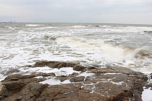 海浪,礁石