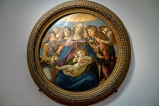 波提切利,圣母子和六天使