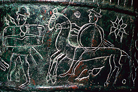 特写,青铜,军人,公元前5世纪,艺术家,未知