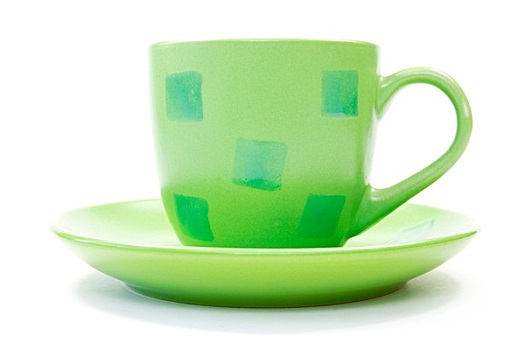 绿色,咖啡杯