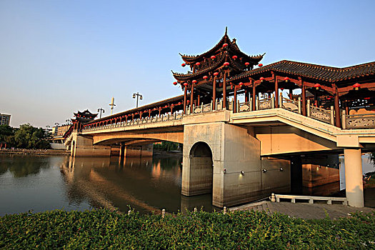 南京六合风雨廊桥