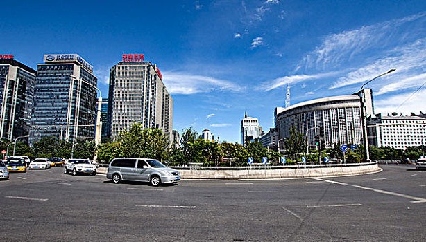 朝阳门街景