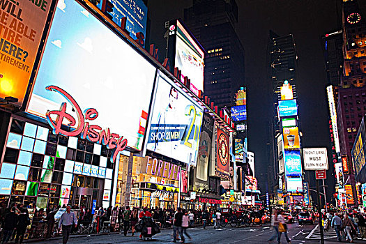 纽约曼哈顿时代广场