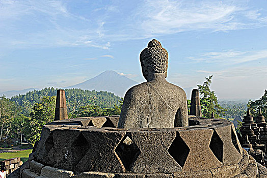印度尼西亚,爪哇,婆罗浮屠,背景