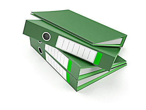 绿色,活页簿,隔绝,白色背景