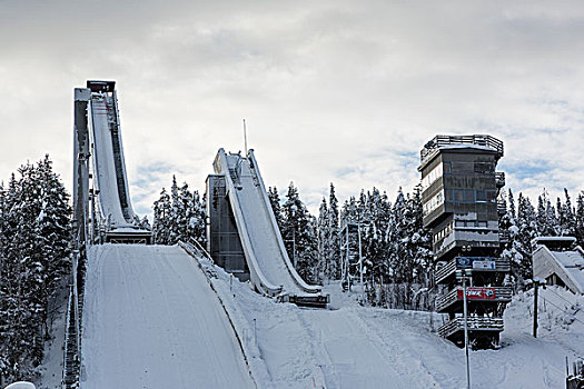跳台滑雪,拉普兰,芬兰,欧洲