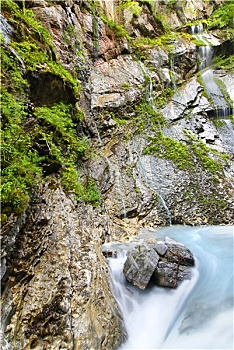 高山,溪流