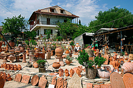 陶器,凯法利尼亚岛,希腊