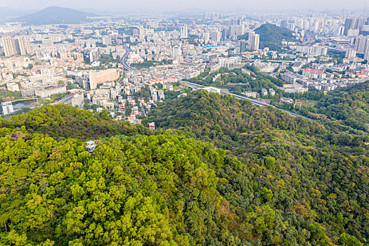 航拍广州白云山风景名胜区