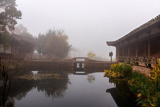 浙南永嘉县苍坡古村