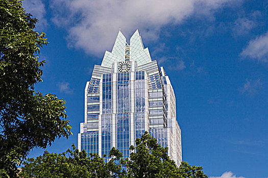 美国,德克萨斯,霜,银行,塔,高,摩天大楼,2004年,建筑师,玻璃,遮盖,皮
