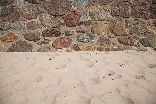 沙子,墙壁