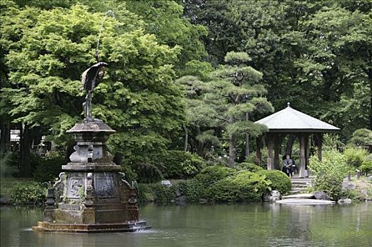 公园,靠近,皇宫,东京,日本,亚洲