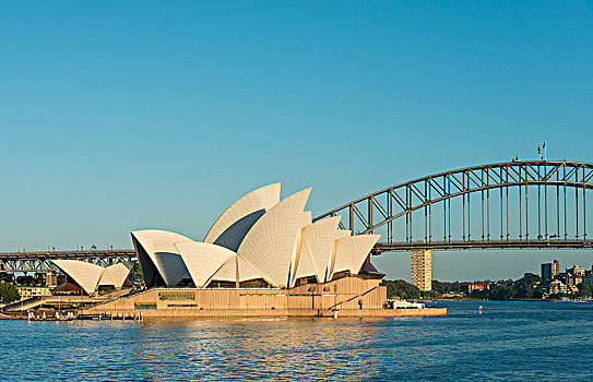 歌剧院,悉尼歌剧院,海港大桥,悉尼,新南威尔士,澳大利亚,大洋洲