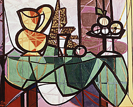 碗,水果,毕加索,美国,纽约,现代艺术博物馆
