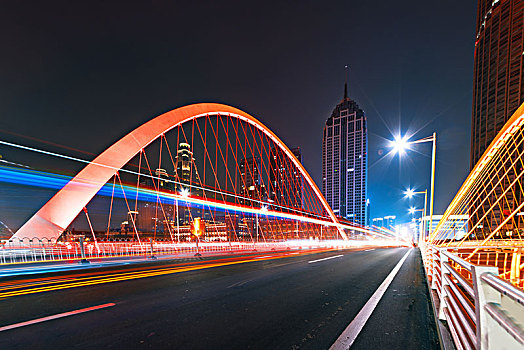 汽车轨迹,天津大沽桥