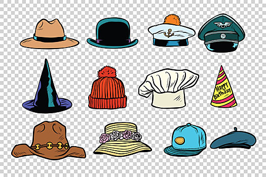 帽子,收集,隔绝,背景