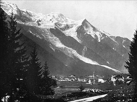 勃朗峰,瑞士,1893年,艺术家