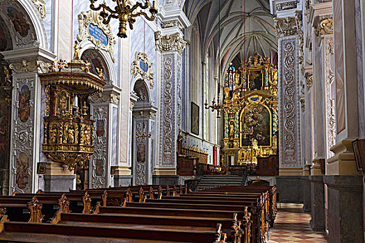 教堂,古特维格,奥地利