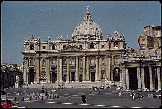 圣徒,圣彼得大教堂,梵蒂冈,罗马,意大利,建筑,大教堂,历史