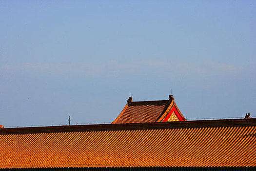 北京故宫博物院紫禁城一角