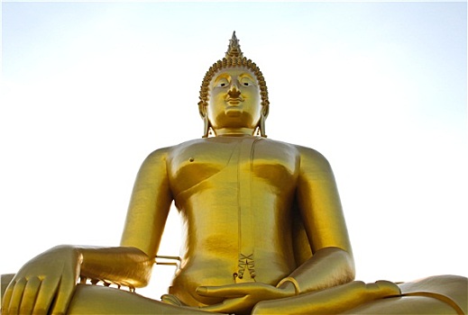 大佛,雕塑,寺院,泰国