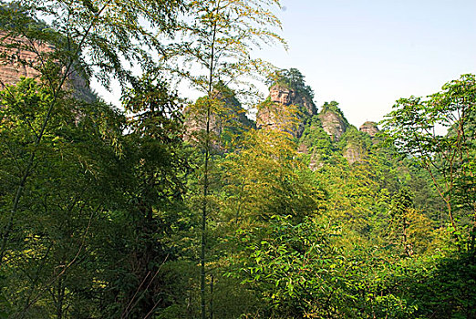 齐云山五老峰