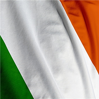 爱尔兰,旗帜,特写