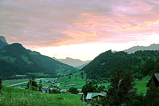 瑞士乡村风光