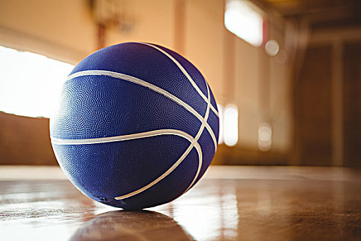 蓝色,篮球,实木地板,球场