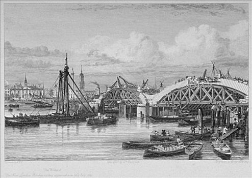 伦敦桥,施工,艺术家