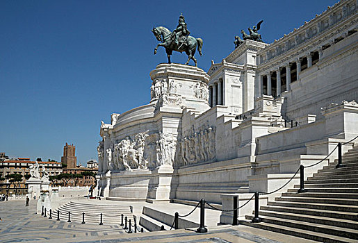 维克多艾曼纽二世纪念堂,威尼斯广场,罗马,意大利,欧洲