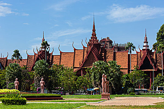 国家博物馆,金边,柬埔寨,亚洲