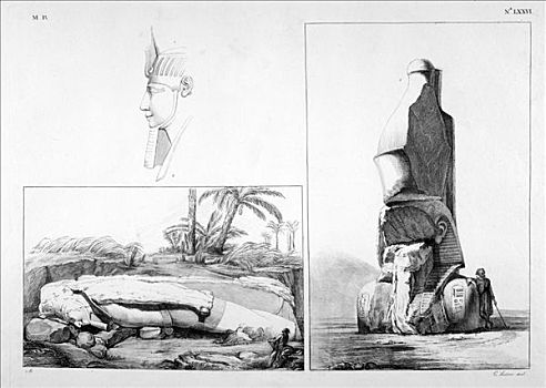 孟斐斯,埃及,19世纪,艺术家