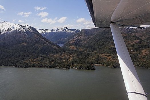 山峦,湖,海洋,不列颠哥伦比亚省,加拿大