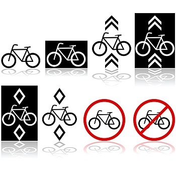 自行车,标识