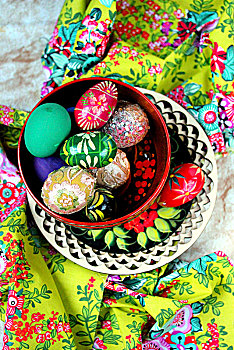 俄罗斯,复活节,氛围,传统,复活节彩蛋