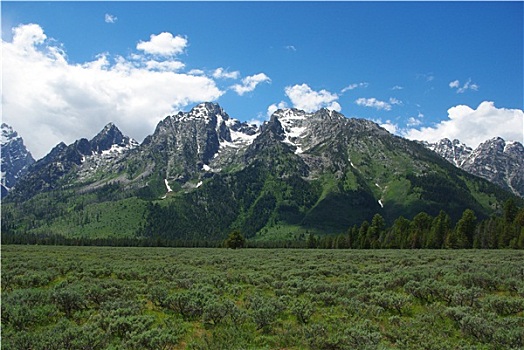 大提顿山,怀俄明