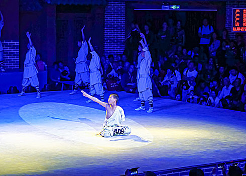 河南嵩山少林寺武术表演