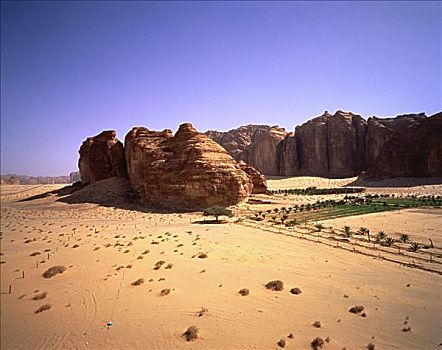 岩石构造,风景,沙特阿拉伯