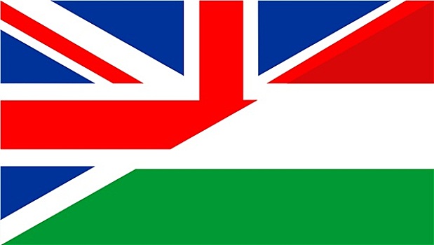 英国,匈牙利,旗帜