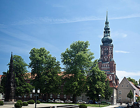 大教堂,梅克伦堡前波莫瑞州,德国,欧洲