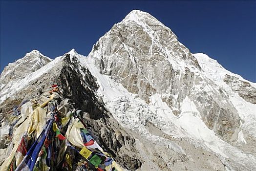 顶峰,珠穆朗玛峰,区域,萨加玛塔国家公园,昆布,尼泊尔