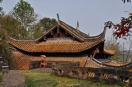 重庆合川涞滩古镇二佛寺