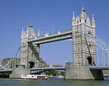 塔桥,泰晤士河,伦敦,英格兰