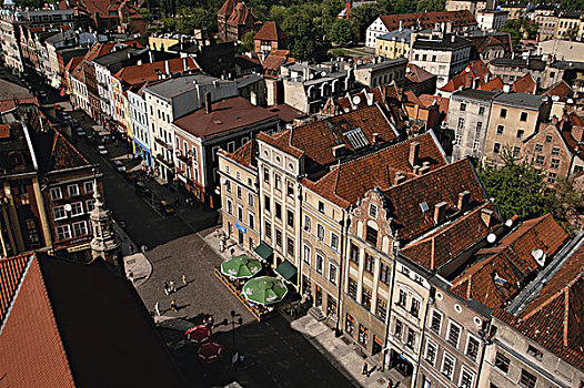 波兰,波美拉尼亚,老城,大幅,尺寸