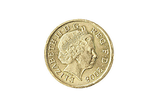 英国,一镑,英磅,硬币