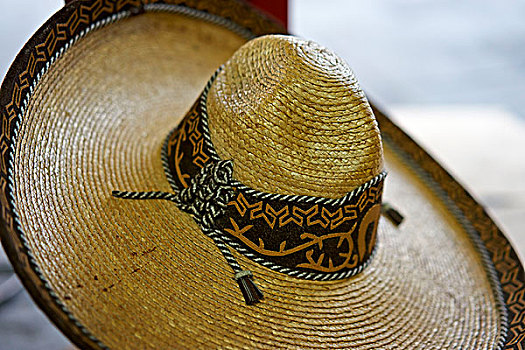 瓜达拉哈拉,墨西哥,市场,阔边帽