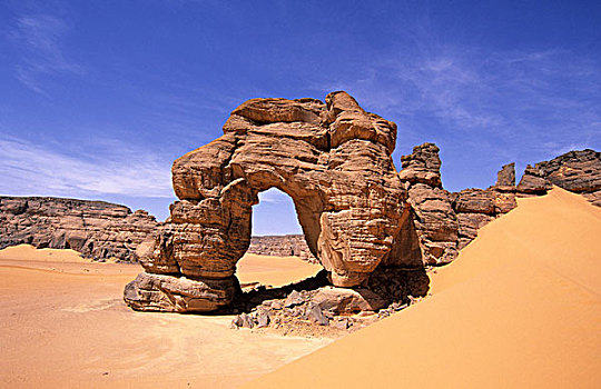利比亚,费赞,撒哈拉沙漠,阿卡库斯,拱形