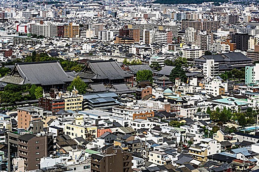 风景,京都塔,本州,省,日本,亚洲